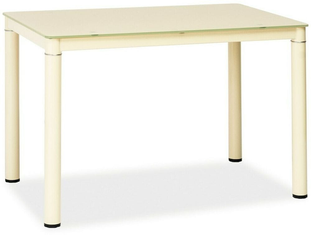 CASARREDO Jedálenský stôl GALANT krémový 70x110